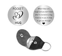 Tihnvk Porte-clés de poche pour amis, cadeau de poche pour survivant du cancer, cadeau inspirant
