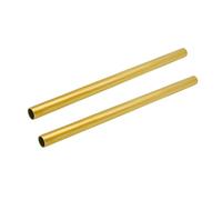 TIHONORI 2 pcs 500mm de Longueur Tube Rond en Laiton OD 11mm, 12mm, 13mm Tube en Laiton pour l'artisanat de Bricolage,12mm*2mm