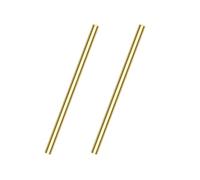 TIHONORI 2 pcs Longueur 500mm tiges Rondes en Laiton Massif diamètre de 5mm-12mm Barre de Tour Stock tiges en Laiton pour la Fabrication Artisanale de Bricolage,8mm