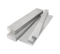 TIHONORI 2 pièces Barre Plate Aluminium 6061 3mm d'épaisseur, 5-10mm Largeur, 500mm Longueur, Bande Aluminium légère Durable pour Bricolage, Usage Industriel, projets d'ingénierie,10mm