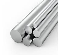 TIHONORI 2 Tiges Rondes en Aluminium, 9-12 Mm De Diamètre, 500 Mm De Long, Barre Ronde en Aluminium 6061 pour L'Artisanat De Bricolage,9mm