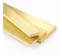 TIHONORI Barre Plate en Laiton, Épaisseur De 2 À 32 Mm, Largeur De 3 À 100 Mm, Longueur De 100/500 Mm, Stock De Barre Plate en Laiton, Stock De Broyeur À Plaques Solides,12mm*35mm*500mm