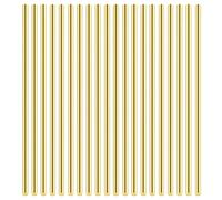 TIHONORI Barres en Laiton, Tige Ronde Solide en Laiton, 500mm de Longueur, pour Matériel de Bricolage, Modèles de Voitures, Avions, Bateaux, Navires,20 Pcs 2.6 mm
