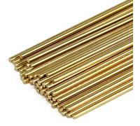 TIHONORI Barres en Laiton, Tige Ronde Solide en Laiton, 500mm de Longueur, pour Matériel de Bricolage, Modèles de Voitures, Avions, Bateaux, Navires,55 Pcs 1.5 mm