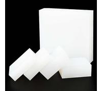 TIHONORI Bloc en Caoutchouc de Silicone Résistant aux Hautes Températures, Antidérapant, Étanche et Durable pour l'Étanchéité, l'Amortissement et Le Bricolage,100x100x50mm/ 2Pcs