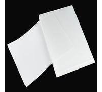 TIHONORI Feuilles PP translucides givrées de 0,8 mm, Planche PVC Flexible pour Bricolage, Fabrication de modèles, 5 pièces,200mm*300mm