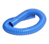 TIHONORI Tuyau Flexible Caoutchouc PVC Bleu pour Collecte poussière, Longueur 5m, Conduit Ventilation ondulé, connecteur Tuyau d'aspirateur Extensible, diamètre intérieur 30 mm-80 mm,65mm