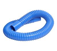 TIHONORI Tuyau flexible de collecte de poussière en caoutchouc PVC bleu, longueur 1 m, conduit de ventilation ondulé, connecteur de tuyau d'aspirateur extensible, diamètre intérieur 90 mm-160 mm,110mm