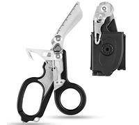 TIHOOK Ciseaux de secours 6 en 1, ciseaux de secours, ciseaux portables | Avec brise-verre, coupe-ceinture, ciseaux d'urgence Raptor Response pour camping en plein air, ciseaux multifonctions