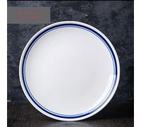 Tiiiopkvvv Assiette à dîner Assiettes à dîner Vaisselle Ménage Assiette à salade Assiettes à dîner Accessoires de cuisine familiale Assiette (couleur : 17,8 cm) (25,4 cm)