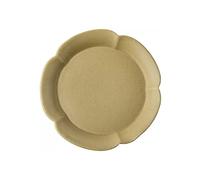 Tiiiopkvvv Assiette à dîner vintage assiette à manger faite à la main assiette de pétales de poterie rugueuse assiette de pâtes ménagères vaisselle spéciale assiette à dessert assiette 7/8 pouces