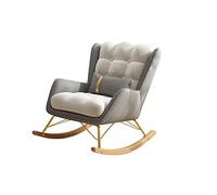 Tiiiopkvvv Balcon Fauteuil à bascule simple Canapé de repos Canapé de repos Canapé paresseux Canapé de salon Fauteuil de salon Fauteuil de canapé secouable (couleur : 06, taille : pédales) (4 pas de