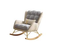 Tiiiopkvvv Balcon Fauteuil à bascule simple Canapé de repos Canapé de repos Canapé paresseux Canapé de salon Fauteuil de salon Fauteuil de canapé secouable (couleur : 06, taille : pédales) (3 pédales