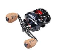 Tiiiopkvvv Bobine de pêche anti-corrosion en fibre de carbone avancée pour la pêche - Convient pour les débutants et les amateurs de pêche - Main gauche