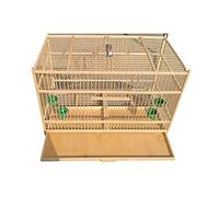 Tiiiopkvvv Cage à oiseaux 50 cm faite à la main traditionnelle chinoise artisanat folklorique produit animal domestique nichoir perchoir à oiseaux