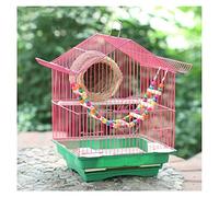 Tiiiopkvvv Cage à oiseaux de luxe haut de gamme pour perroquet petite et moyenne cage à oiseaux moderne simple maison cage à oiseaux cage d'élevage perchoirs (couleur : 1) (1)