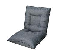 Tiiiopkvvv Canapé paresseux chaise de sol pliable réglable canapé paresseux canapé de sol chaise coussin regarder la télévision réglable (couleur : gris)