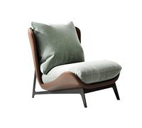 Tiiiopkvvv Canapé simple chaise en cuir chaise simple maison tissu simple moderne chaise simple salon chambre balcon loisirs canapé chaise (couleur : 06) (5)