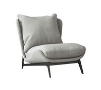 Tiiiopkvvv Canapé simple chaise en cuir chaise simple maison tissu simple moderne chaise simple salon chambre balcon loisirs canapé chaise (couleur : 06) (2)