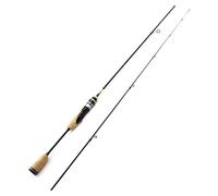 Tiiiopkvvv Canne à pêche Canne à pêche, 1,68 m Manche en bois Canne à pêche ultra légère Canne à pêche 2-6 g Poids du leurre 1,4-3,2 kg Poids de ligne Canne à pêche en carbone Combos de pêche