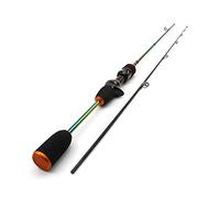 Tiiiopkvvv Canne à pêche colorée 1,68 m ul canne à truite à pointe solide canne à pêche en carbone pour pêche légère jigging canne à pêche perchoir lent 3-7 g poids leurre combos de pêche (couleur