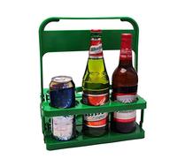 Tiiiopkvvv Casier à vin casier à vin, 6 bouteilles autoportantes, support à vin de table, porte-boissons, panier à bière pliable, panier à vin pour fête porte-bouteille de vin (couleur : D) (F)