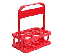Tiiiopkvvv Casier à vin casier à vin, 6 bouteilles autoportantes support à vin de table porte-boissons pliable panier à bière panier à vin pour fête porte-bouteille de vin (couleur : D)