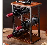 Tiiiopkvvv Casier à vin Étagère de rangement de vin Porte-verre à vin multifonction pour la cuisine domestique Support de rangement à l'envers Étagère de rangement Décoration de la maison