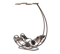 Tiiiopkvvv Casier à vin pour la maison, casier à vin, porte-gobelets, décoration d'armoire à vin européenne, porte-bouteilles de vin rétro ornement créatif porte-bouteille de vin (couleur : or
