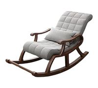 Tiiiopkvvv Chaise à bascule en bois massif - Chaise à bascule Siesta Balcon Salon