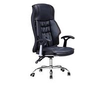 Tiiiopkvvv Chaise de bureau ergonomique à dossier haut avec support lombaire et appui-tête - Chaise pivotante pour homme et femme - Réglable - Verrouillage inclinable - Moderne
