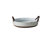 Tiiiopkvvv Corbeille à fruits et légumes décorative en céramique pour comptoir - Plateau de service à dessert, panier à fruits - Support pour centres de table de comptoir