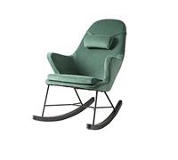 Tiiiopkvvv Fauteuil à bascule simple pour adulte, fauteuil à bascule inclinable pour balcon, sieste, salon