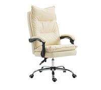 Tiiiopkvvv Fauteuil de bureau pivotant ergonomique avec 7 points vibrants et dossier haut pour bureau d'ordinateur (plusieurs couleurs)