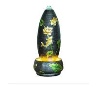 Tiiiopkvvv Fontaine de table de 82,8 cm - Fontaine de bureau relaxante - Son d'eau apaisant et calme - Accent décoratif pour la maison ou le bureau - Fontaine à eau intérieure