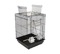 Tiiiopkvvv Grande cage à oiseaux - Cage à pigeons - Pendentif en acrylique - Fournitures pour perroquet
