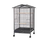 Tiiiopkvvv Grande cage à oiseaux en métal pour perroquet, cacatoès, cacatoès, perchoirs d'intérieur