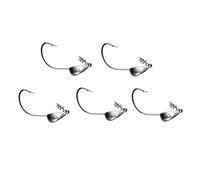 Tiiiopkvvv Hameçon de pêche 5 pièces beaucoup 3,5 g 5 g 7 g 10 g 15 g 18 g 21 g tête plombée hameçons de pêche crochet à tête debout avec crochet circulaire à visser (couleur : 10 g) (3,5 g)