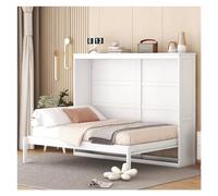 Tiiiopkvvv Lit double pliable au design simple caché pouvant être plié dans une armoire, pas besoin de sommier tapissier, antidérapant (taille unique)