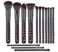 Tiiiopkvvv Lot de 14 pinceaux de maquillage professionnels pour le visage, les yeux, le maquillage de voyage inclus pour femme