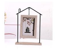 Tiiiopkvvv Photo e 12,7 x 17,8 cm photo en bois naturel, image double face e Un choix délicat, parfait pour un anniversaire ou des photos d'anniversaire (couleur : A) (A)