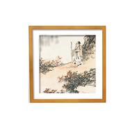 Tiiiopkvvv Photo e Photo e murale carrée en bois e photo de bureau e photos de 12,7 cm, 15,2 cm, 17,8 cm, 20,3 cm (taille : A (12,7 x 12,7 cm) ()