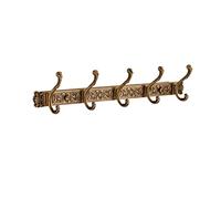 Tiiiopkvvv Porte-manteau mural au design antique, crochet de rangée, porte-manteau léger de luxe pour chambre à coucher, porche, salon, placard
