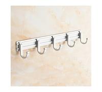 Tiiiopkvvv Porte-manteau mural en aluminium pour chambre à coucher, salon, salle de bain