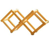 Tiiiopkvvv Premier Housewares Étagère de rangement en bois de pin pour bouteilles de vin