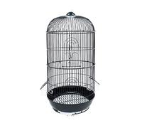 Tiiiopkvvv Roundness Cage à oiseaux Grande taille Villa de luxe Blanc Cage à oiseaux Calopsitte Pivoine Oiseaux Perchoirs