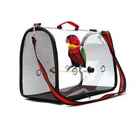 Tiiiopkvvv Sac de voyage pratique pour oiseaux de compagnie portable pour oiseaux de compagnie transparents et légers pour voyage en plein air perchoirs pour oiseaux (couleur : 1) (1)