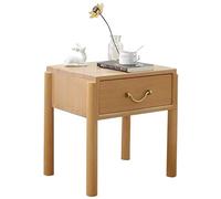 Tiiiopkvvv Table de chevet générique pour chambre à coucher, table d'appoint moderne, avec tiroir de rangement et poignée en métal pour bureau à domicile