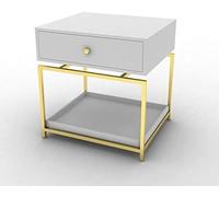 Tiiiopkvvv Table de chevet générique pour chambre à coucher, table de chevet, casier, meuble de rangement multifonctionnel avec tiroir en tissu pour bureau à domicile (couleur : blanc)