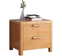 Tiiiopkvvv Table de chevet générique pour chambre à coucher, table de chevet en bois massif, table de chevet à 2 tiroirs, table de chevet haute, meuble en bois, meuble en bois massif pour bureau à